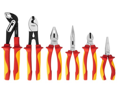 Neo Tools 01-312 - Zestaw narzędzi izolowanych do naprawy aut elektrycznych i hybrydowych - 51 szt.