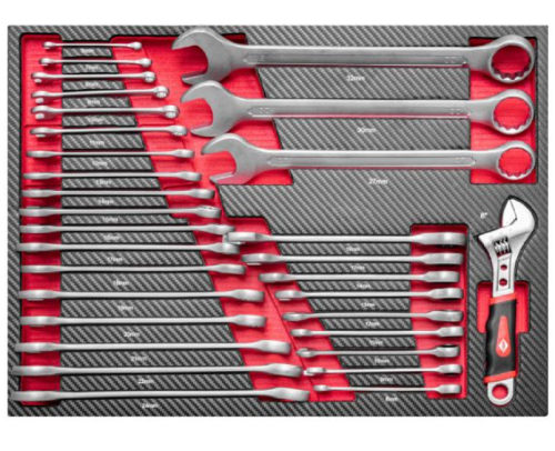 Airpress 79619 - Profesjonalny wózek narzędziowy z osprzętem - 360 elementów / 12 szuflad