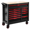 Airpress 79619 - Profesjonalny wózek narzędziowy z osprzętem - 360 elementów / 12 szuflad