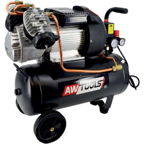 AWTOOLS ZVA-50L - Dwutłokowy kompresor olejowy 50 L