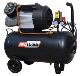 AWTOOLS ZVA-50L - Dwutłokowy kompresor olejowy 50 L