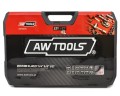 AWTOOLS AW39225BL - Zestaw kluczy z grzechotką 1/2". 3/8". 1/4" - 225 elementów