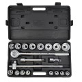 AWTOOLS AW39021 - Zestaw kluczy nasadowych z grzechotką 3/4" - 21 elementów