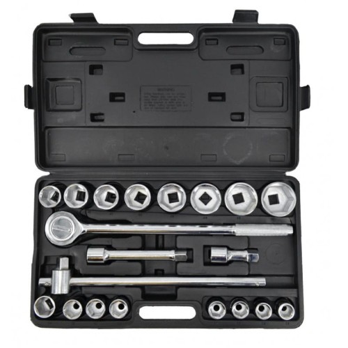 AWTOOLS AW39021 - Zestaw kluczy nasadowych z grzechotką 3/4" - 21 elementów