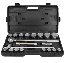 AWTOOLS AW39021 - Zestaw kluczy nasadowych z grzechotką 3/4" - 21 elementów