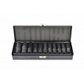 AWTOOLS AW38645BL - Zestaw długich nasadek udarowych 10-24 mm 1/2" - 11 szt