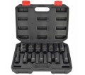 AWTOOLS AW38691BL - Zestaw długich nasadek udarowych 10-32 mm 1/2" - 14 szt