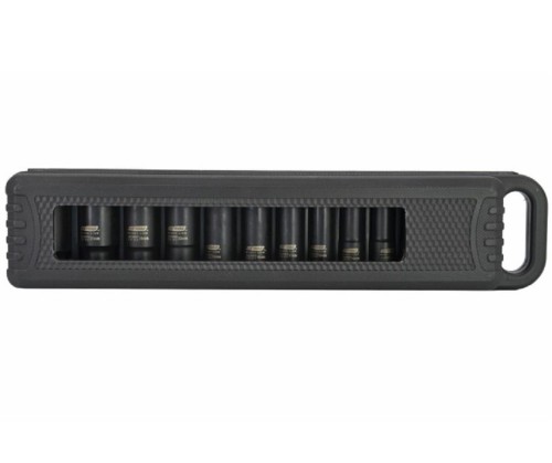 AWTOOLS AW38690BL - Zestaw długich nasadek udarowych 10-32 mm 1/2" - 13 szt
