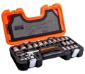 Bahco S240 - Zestaw kluczy nasadowych 1/2" - 24 elementy