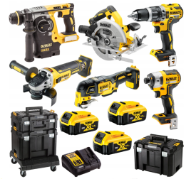 DEWALT DCK685P3T - Zestaw combo DCD796 + DCF887 + DCH273 + DCG405 + DCS355 + DCS570