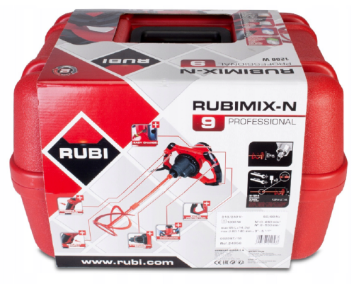 RUBI RUBIMIX-9N - Mieszarka 2-biegowa w walizce