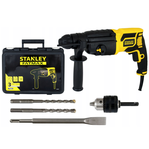 Stanley FATMAX FME500K - Młotowiertarka 3-funkcyjna SDS-PLUS + akcesoria