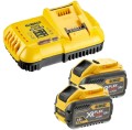 DeWalt DCB118X2 - Zestaw zasilający 18/54V 2x DCB547 9.0 Ah + ładowarka DCB118