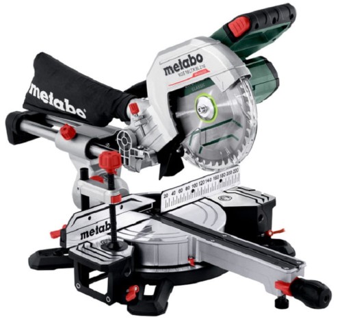 METABO KGS 18 LTX BL 216 - Akumulatorowa pilarka ukosowa z posuwem 216 MM