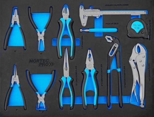 Nortec WN279 - Szafka warsztatowa - 7 szuflad / z osprzętem - 279 elementów