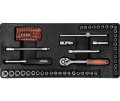 Sthor 58550 - Szafka warsztatowa - 6 szuflad / z osprzętem - 302 elementy