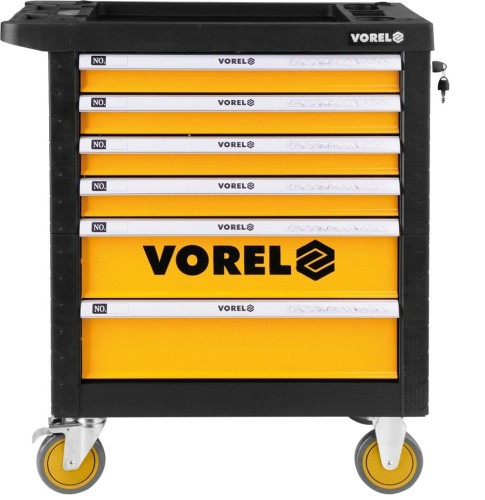 Vorel 58540 - Szafka warsztatowa - 6 szuflad / z osprzętem - 177 elementów