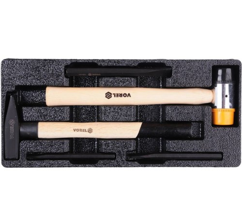 Vorel 58540 - Szafka warsztatowa - 6 szuflad / z osprzętem - 177 elementów