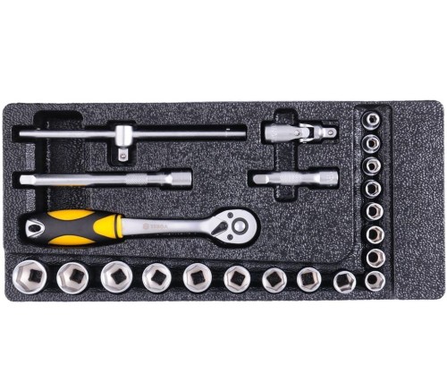 Vorel 58540 - Szafka warsztatowa - 6 szuflad / z osprzętem - 177 elementów