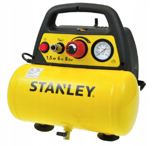 STANLEY C6BB34STN039 - Kompresor bezolejowy 6 L