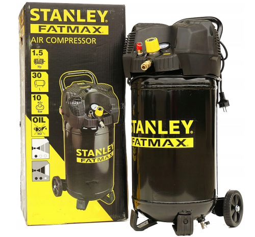 STANLEY 8117200STF501 - Pionowy kompresor bezolejowy 30 L