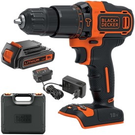 BLACK&DECKER BDCHD18K - Akumulatorowa wiertarko-wkrętarka udarowa 18 V