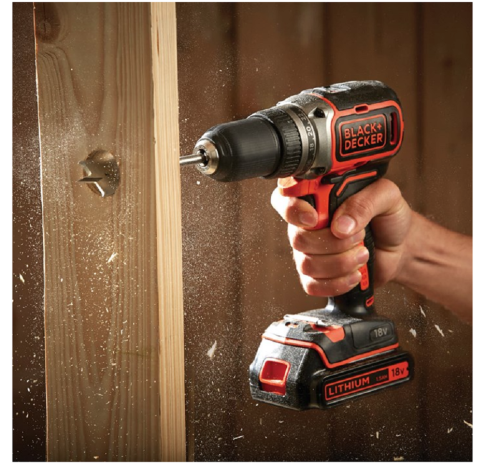 BLACK&DECKER BL186KB - Akumulatorowa wiertarko-wkrętarka 18 V