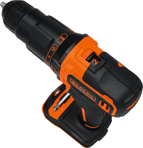 BLACK&DECKER BDCHD181B3A - Akumulatorowa wiertarko-wkrętarka udarowa 18 V + zestaw 120 akcesoriów