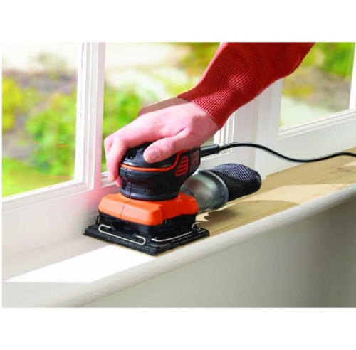BLACK&DECKER KA450 - Szlifierka oscylacyjna 112x108 mm