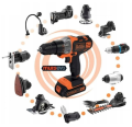 BLACK&DECKER MT218KB - Akumulatorowe narzędzie wielofunkcyjne Multievo 18 V
