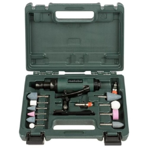 Metabo DG 25 SET - Pneumatyczna szlifierka prosta + akcesoria