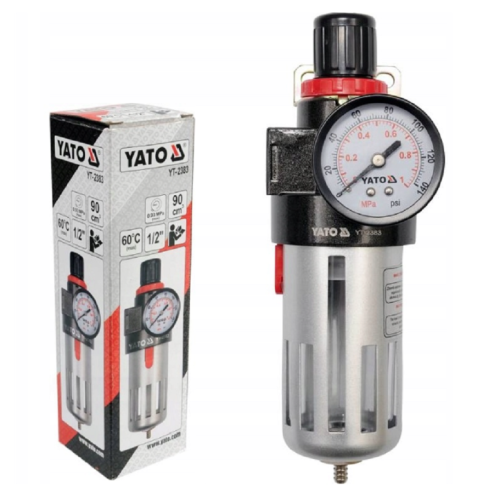 YATO YT-2383 - Reduktor z filtrem i manometrem 1/2"