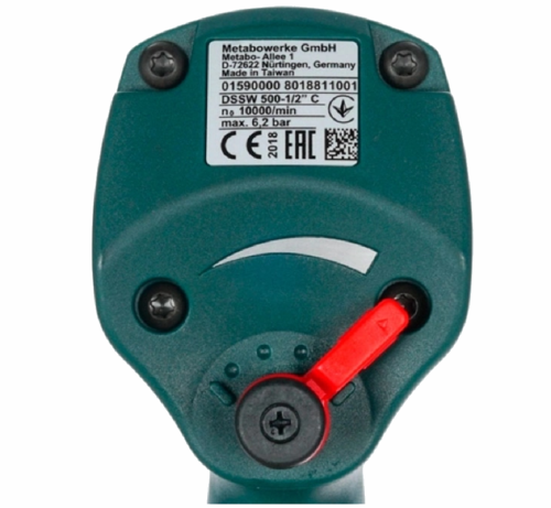 METABO DSSW 500 1/2" C - Pneumatyczny zakrętak udarowy 1/2"