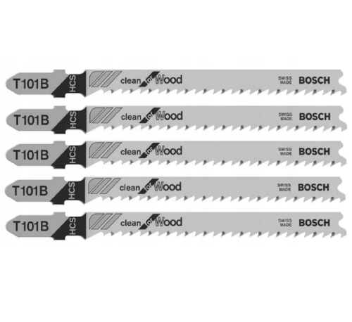 Bosch 2608630030 - Zestaw brzeszczotów do drewna T101B HCS - 5 szt