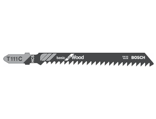 Bosch 2608630033 - Zestaw brzeszczotów do drewna T111C HCS - 5 szt