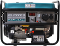 KöNNER&SOHNEN KS 7000E G - Agregat prądotwórczy 1-fazowy z elektrycznym startem 230V +  LPG