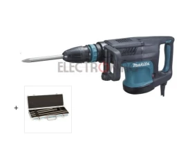MAKITA HM1205C - Młot udarowy + MAKITA D-42466 - Zestaw dłut SDS-MAX