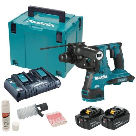 MAKITA DHR281PT2J - Młotowiertarka akumulatorowa 2x 18 V