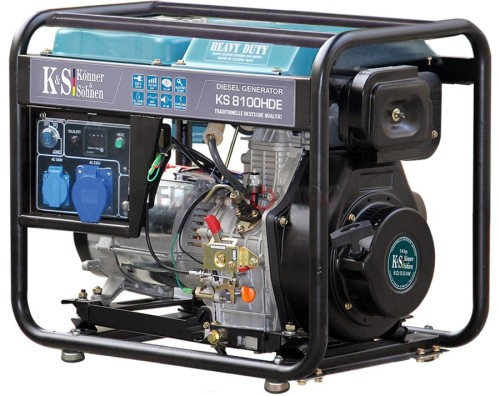 KöNNER&SOHNEN KS 8100HDE - Agregat prądotwórczy diesel 1-fazowy