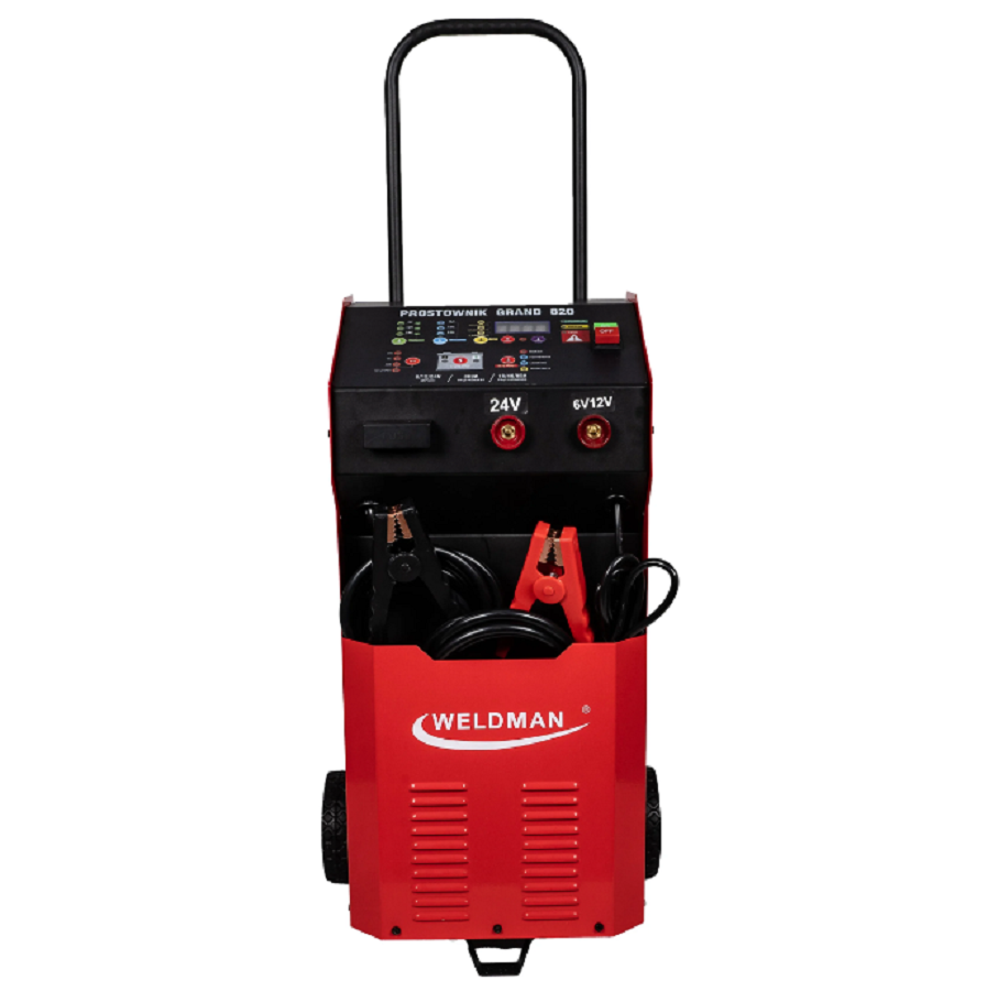 WELDMAN Grand 820 - Inteligentny prostownik z rozruchem 6/12/24 V