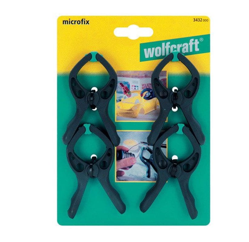 Wolfcraft WF3432000- Ścisk sprężynowy microfix 30 mm 4 szt
