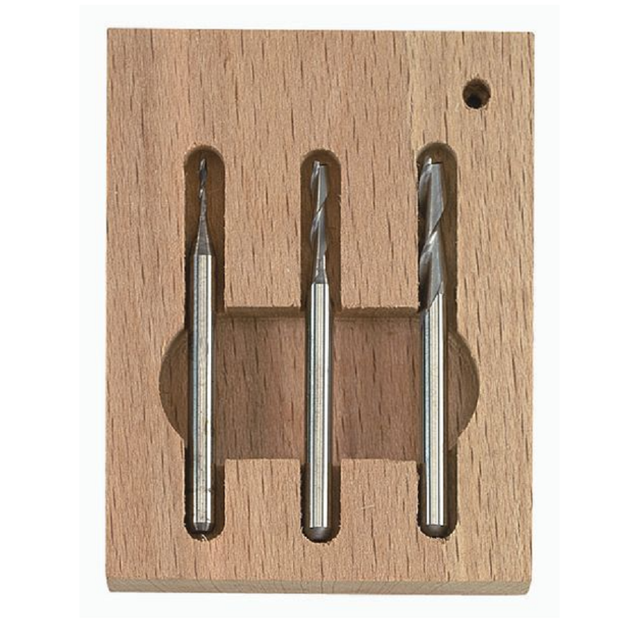 Proxxon PR27116 - Frezy wolframowe 1/2/3 mm trzpień 3 mm