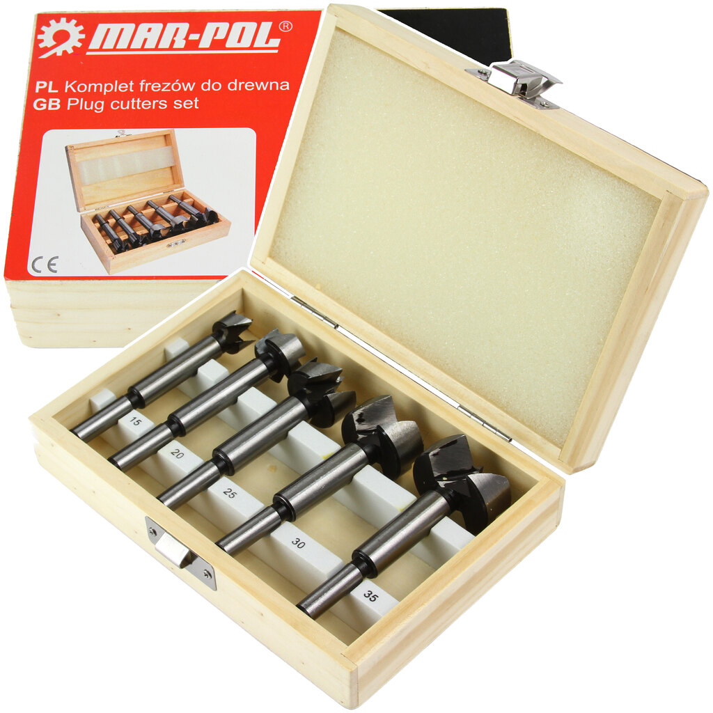 MARPOL M22560 - Zestaw frezów do drewna "sękowniki"