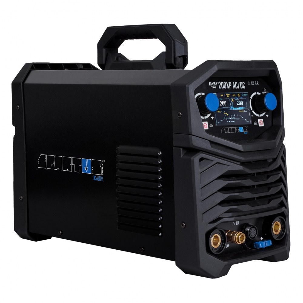 Spartus EasyTIG 200XP AC/DC - Spawarka inwertorowa TIG z pulsem + uchwyt TIG mini SPE 17 H10k 4m