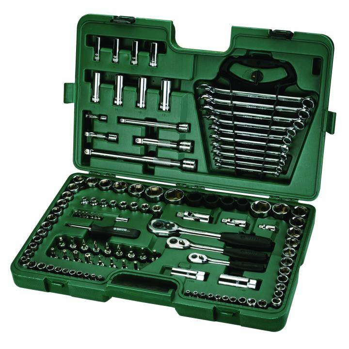 Sata 09014SJ - Zestaw kluczy - 124 elementy