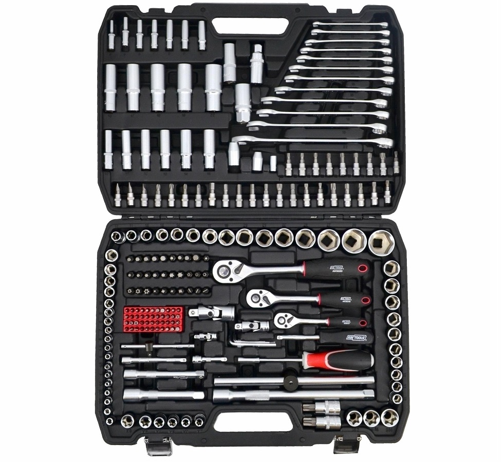 AwTools AW39216BL - Zestaw kluczy 1/2"/3/8"/1/4" - 216 elementów