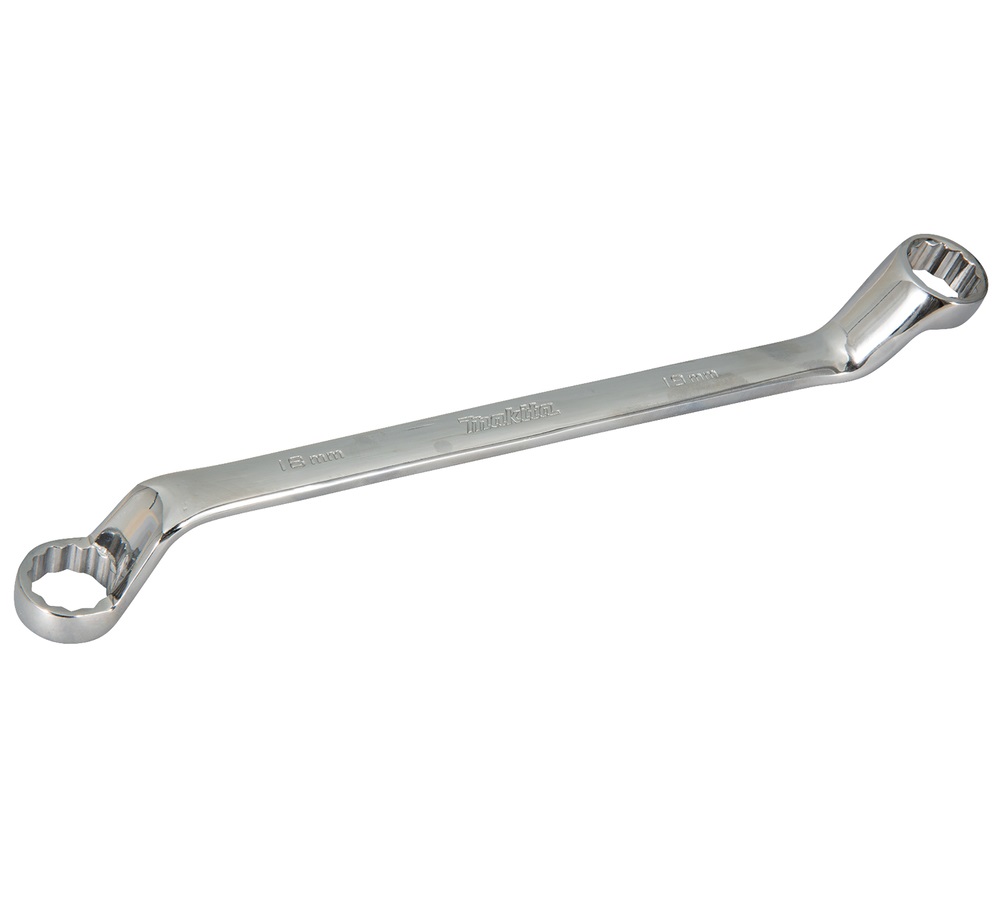 Makita B-65551 - Zestaw kluczy płasko-oczkowych odgiętych M8-M19 - 5 szt