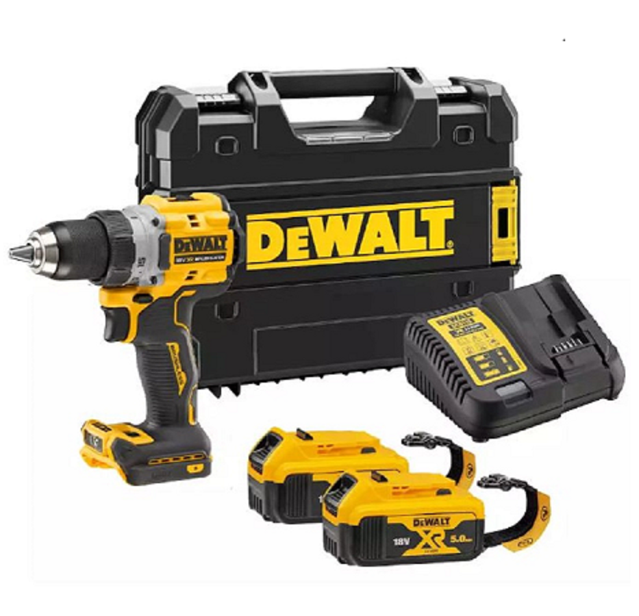 DeWalt DCD800P2LRT - Akumulatorowa wiertarko-wkrętarka 18 V