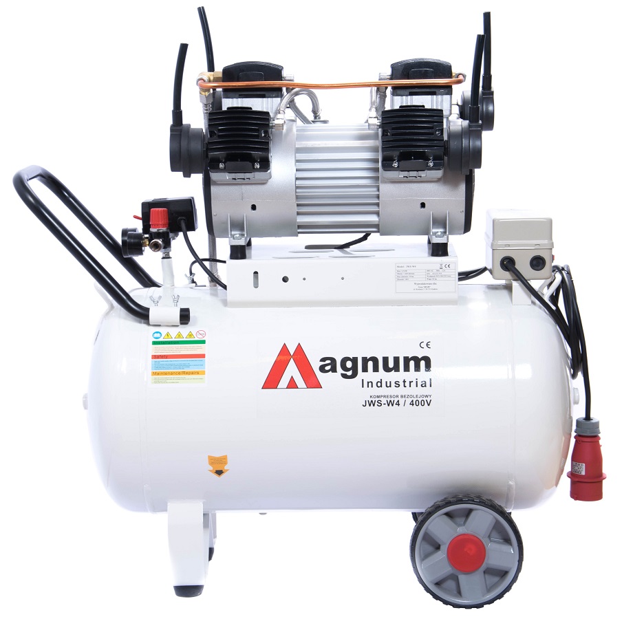 Magnum JWS-W4 - Wyciszony kompresor bezolejowy 100 L