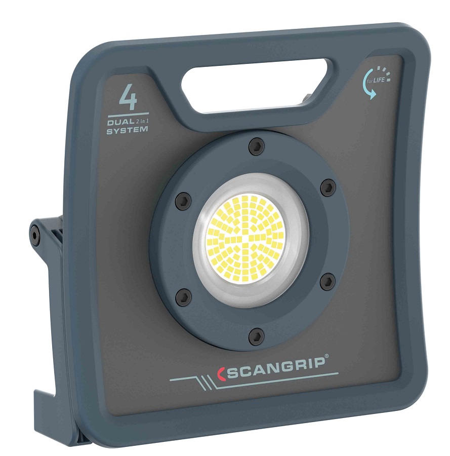 SCANGRIP NOVA 4 C+R forLIFE - Akumulatorowa/sieciowa lampa robocza LED 4000 lm